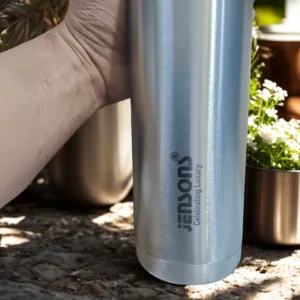 Jensons Thermo keeps drinks hot or cold for 24 hrs.